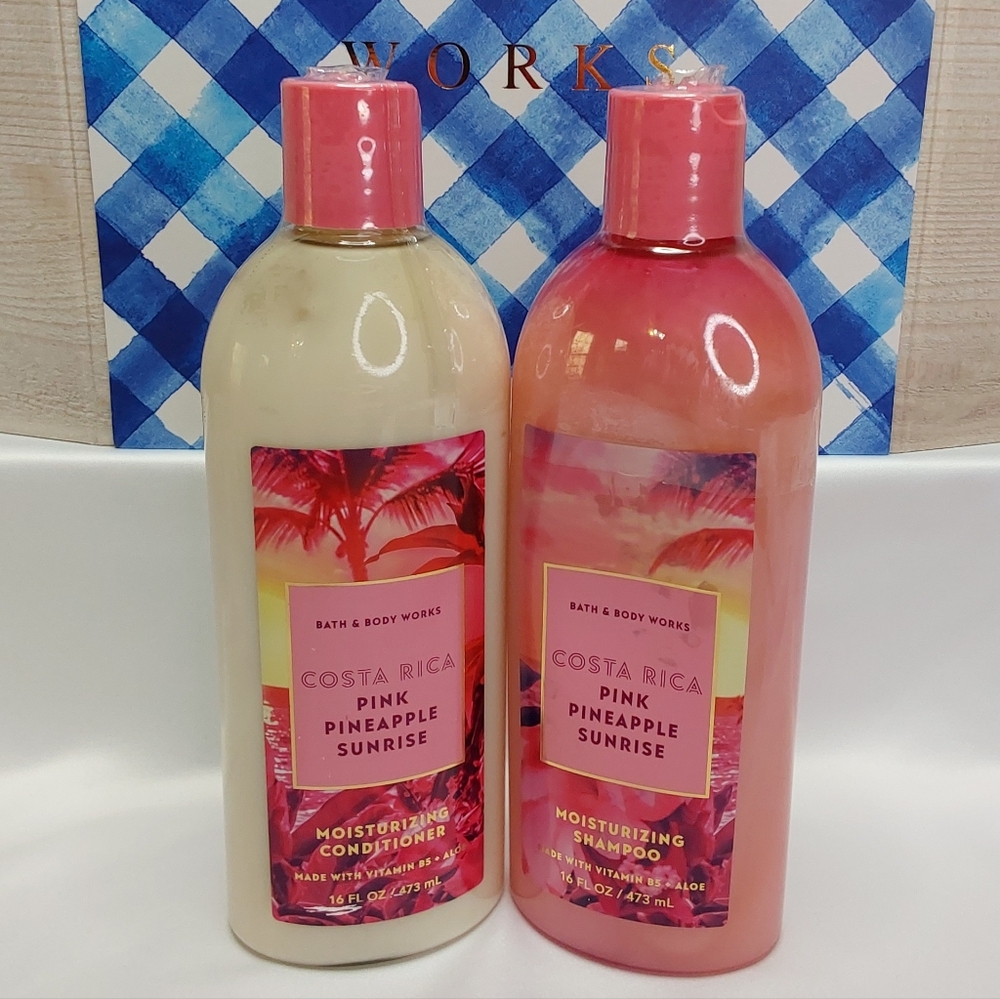 Bath & Body Works Pink Pineapple Sunrise Shampoo and Conditioner Set - Picture 14 of 16